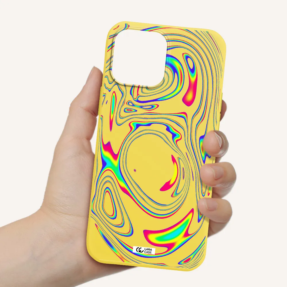 High Vibes Apple iPhone 13 Pro Silicone canary yellow Case