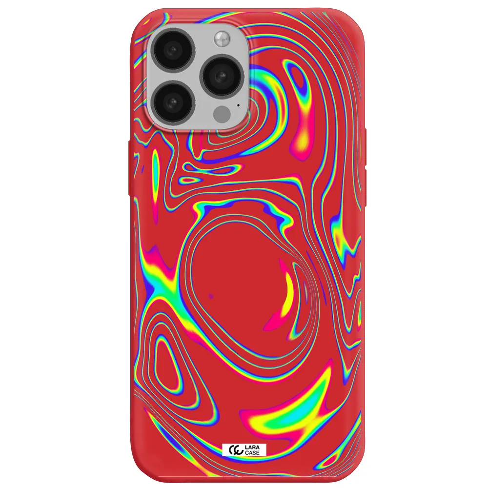 High Vibes Apple iPhone 13 Pro Silicone Imperial Red Case