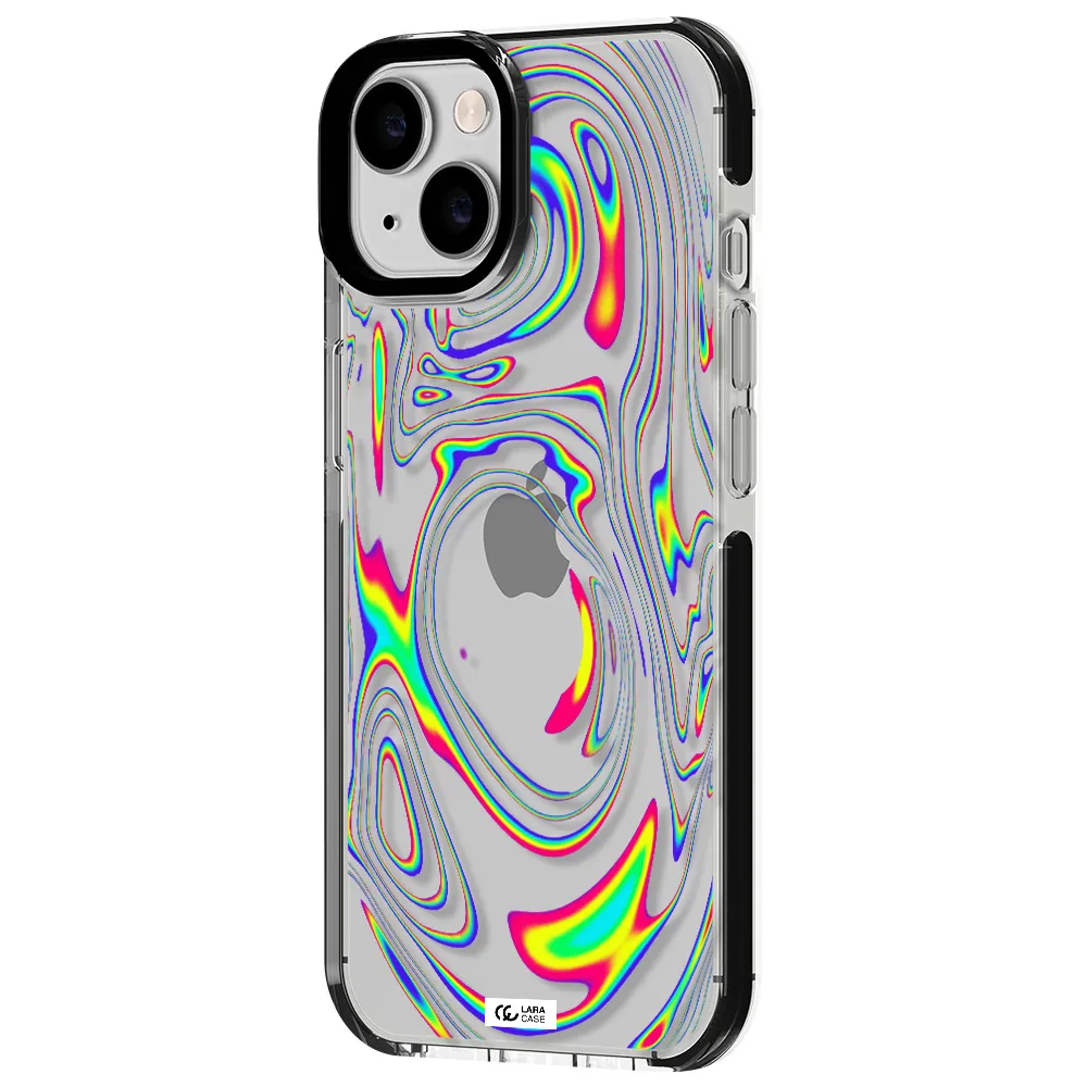 High Vibes Apple iPhone 14 impact black border Case