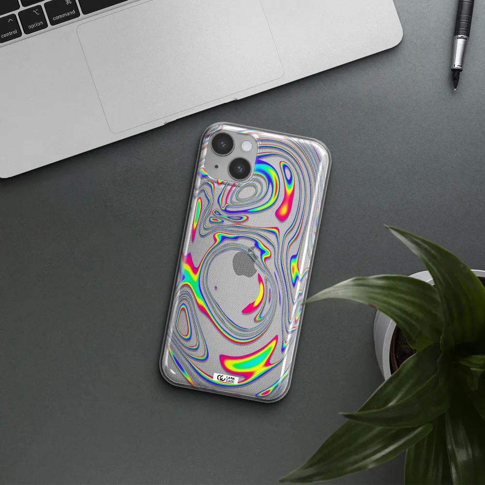 High Vibes Apple iPhone 14 plus Clear TPU Case