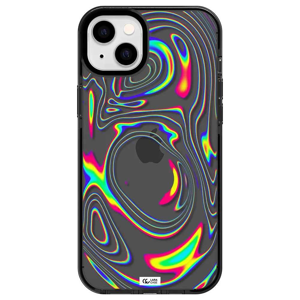 High Vibes Apple iPhone 14 plus impact Smoke Black Case