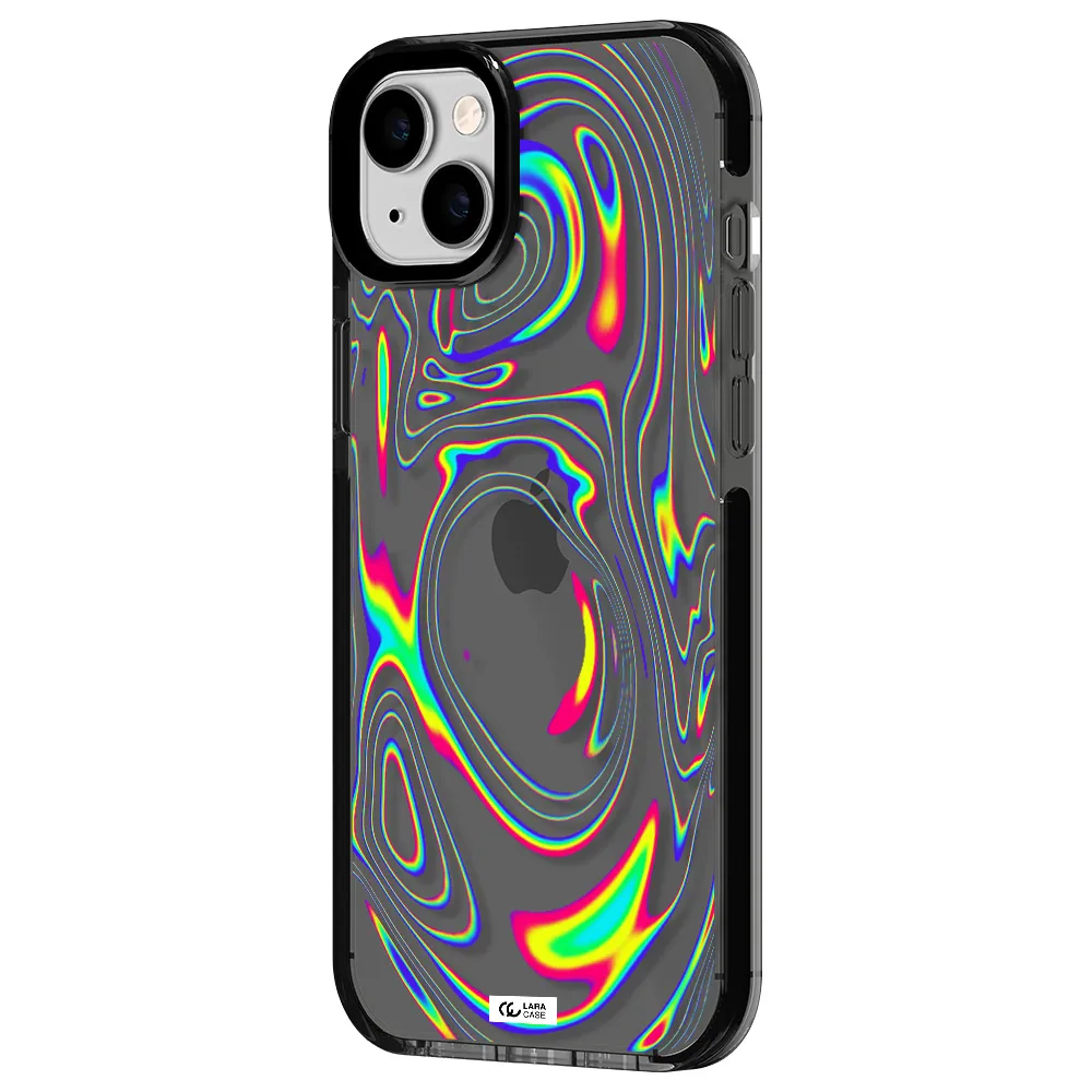 High Vibes Apple iPhone 14 plus impact Smoke Black Case