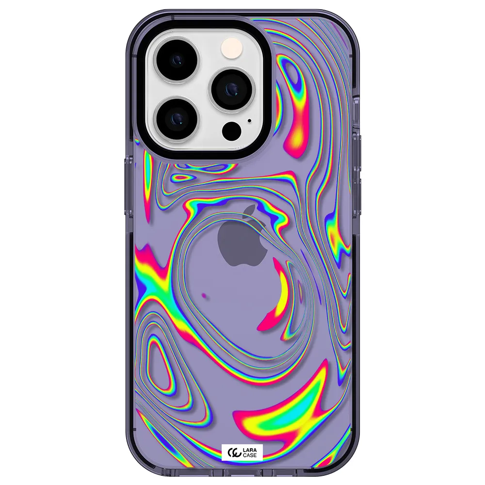 High Vibes Apple iPhone 14 pro impact Lilac Case