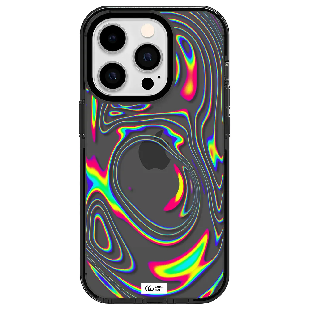 High Vibes Apple iPhone 14 pro impact Smoke Black Case