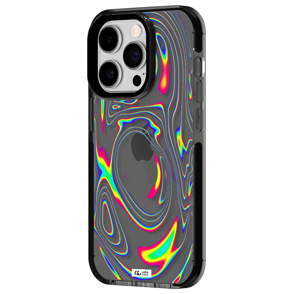 High Vibes Apple iPhone 14 pro impact Smoke Black Case