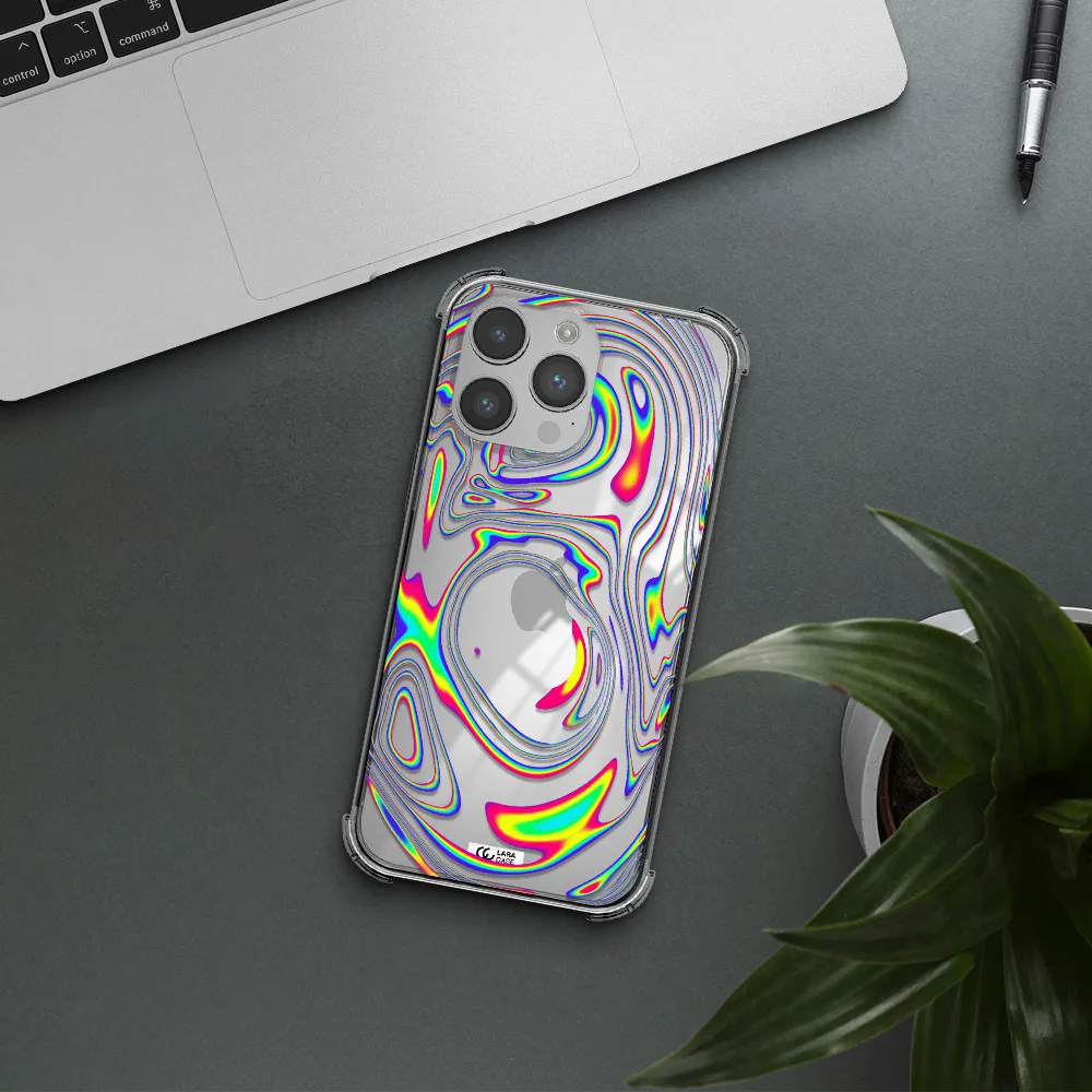 High Vibes Apple iPhone 14 pro max Clear PC Case