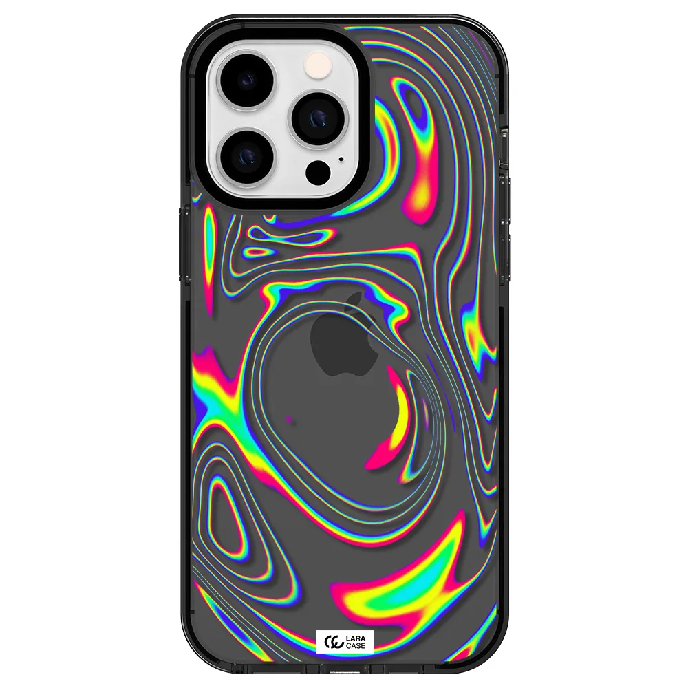 High Vibes Apple iPhone 15 Pro impact Smoke Black Case