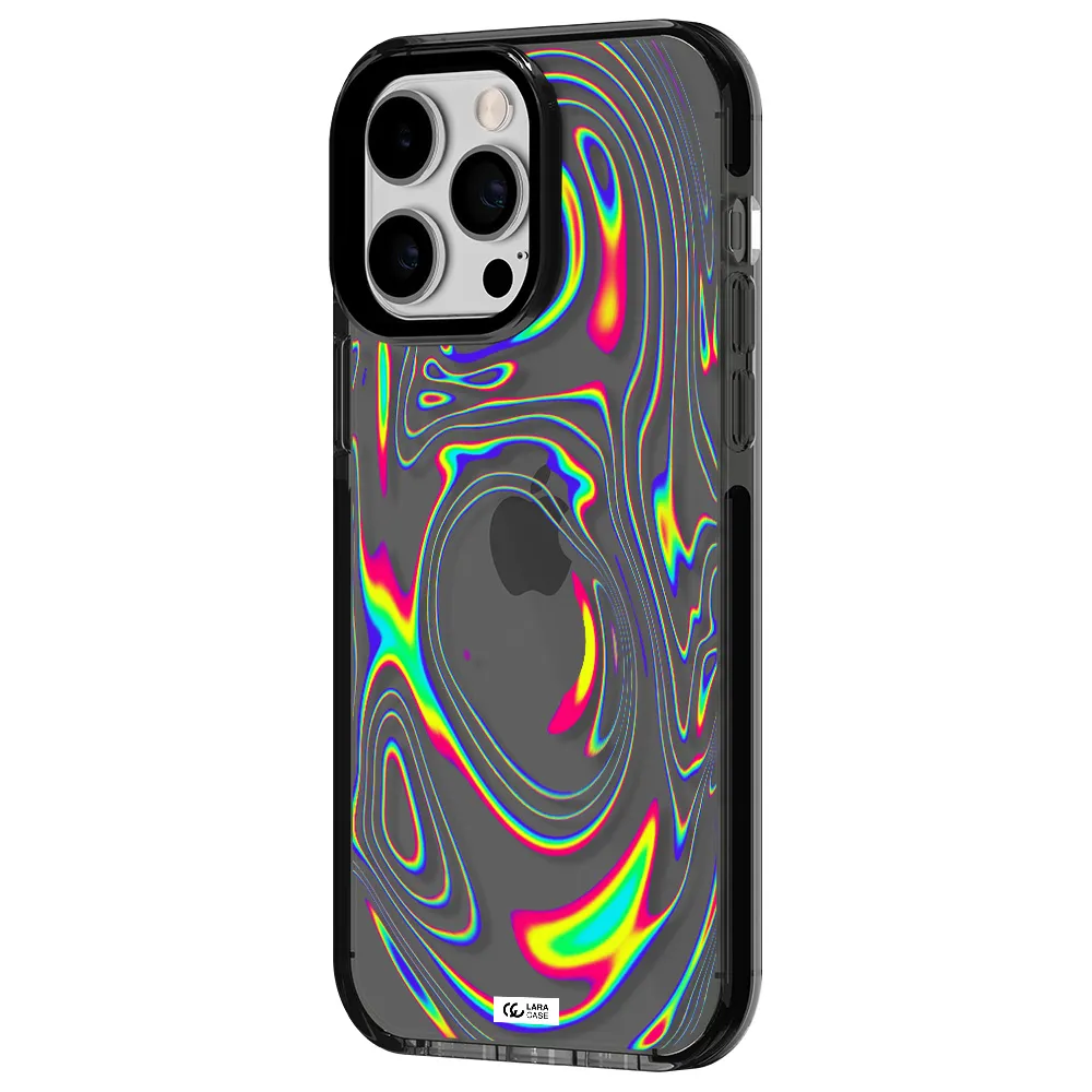 High Vibes Apple iPhone 15 Pro impact Smoke Black Case