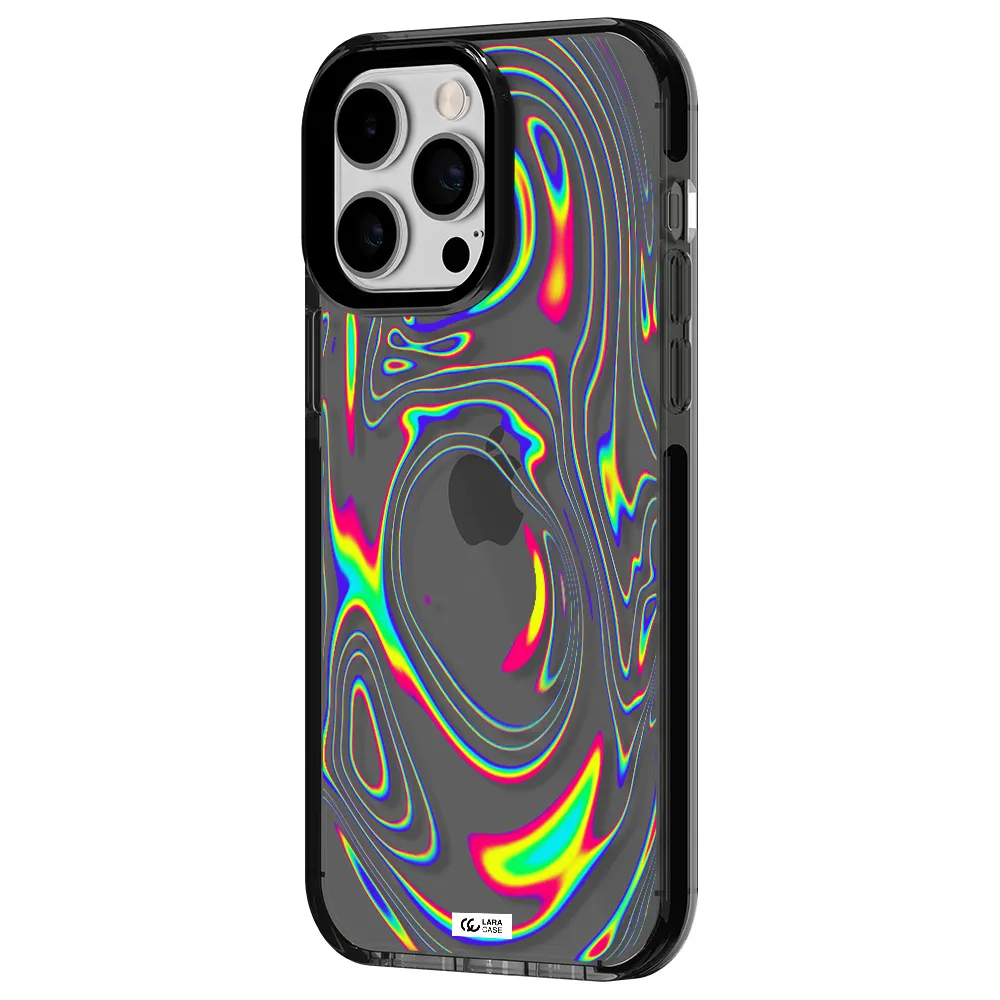 High Vibes Apple iPhone 15 Pro Max impact Smoke Black Case