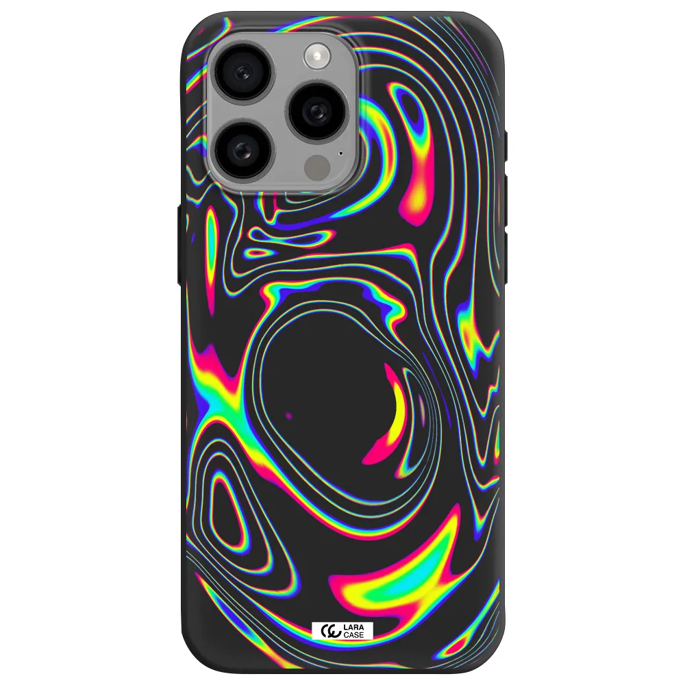 High Vibes Apple Iphone 15 Pro max Silicone black Case