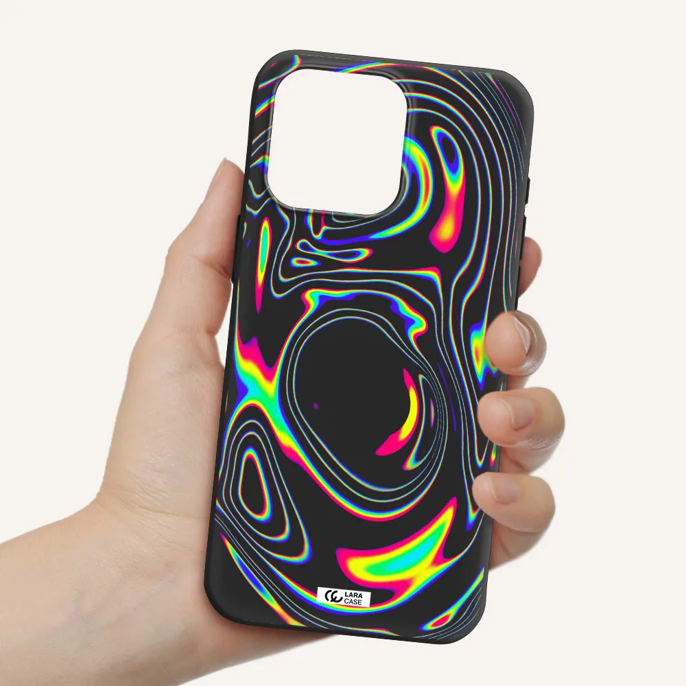 High Vibes Apple Iphone 15 Pro max Silicone black Case