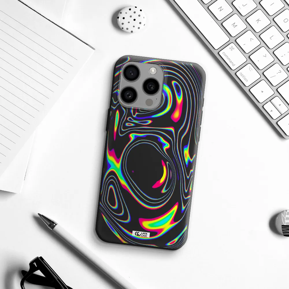 High Vibes Apple Iphone 15 Pro max Silicone black Case