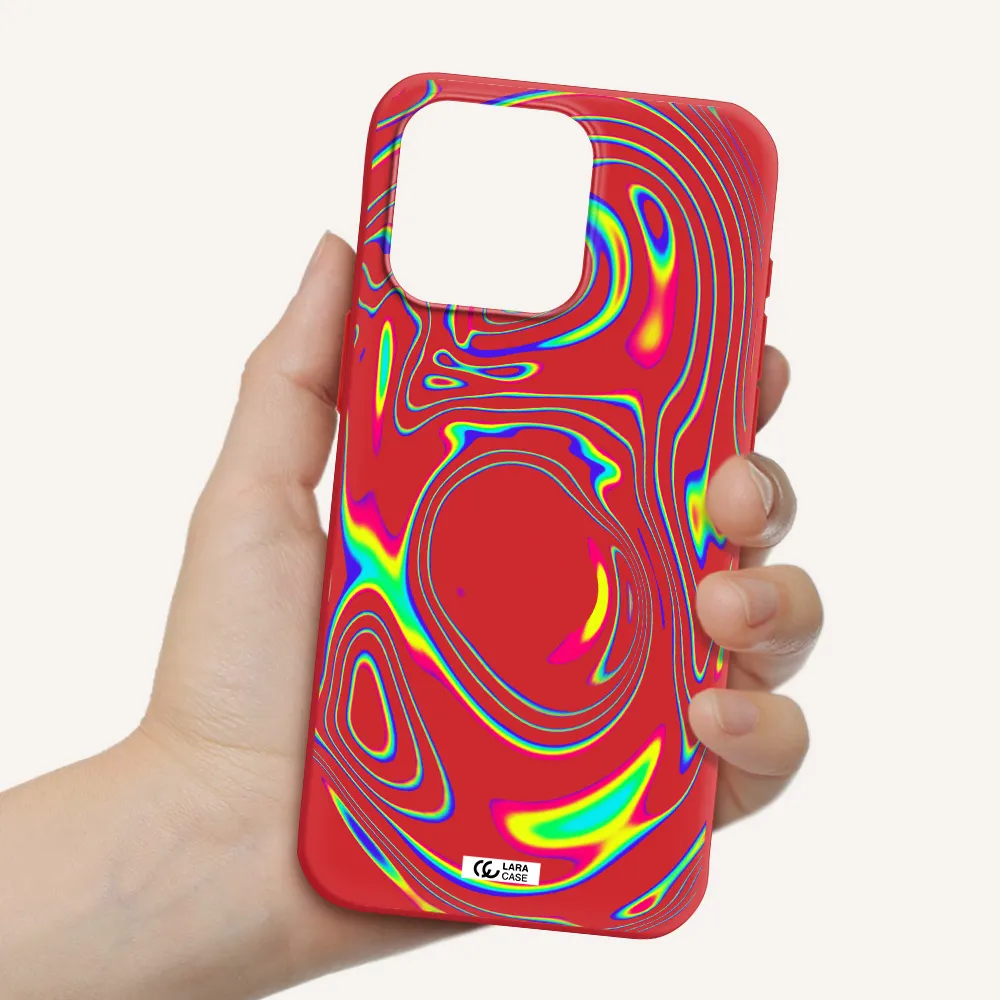High Vibes Apple Iphone 15 Pro Max Silicone Imperial Red Case