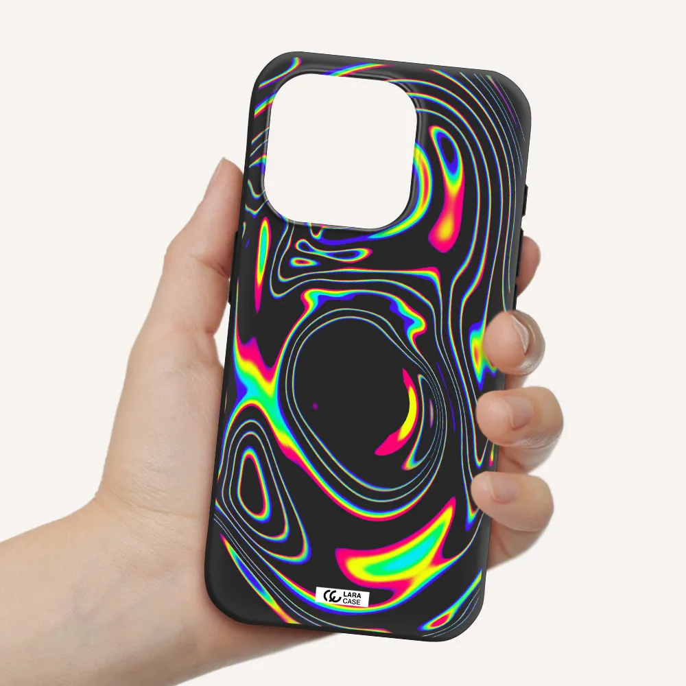 High Vibes Apple Iphone 15 Pro Silicone Black Case