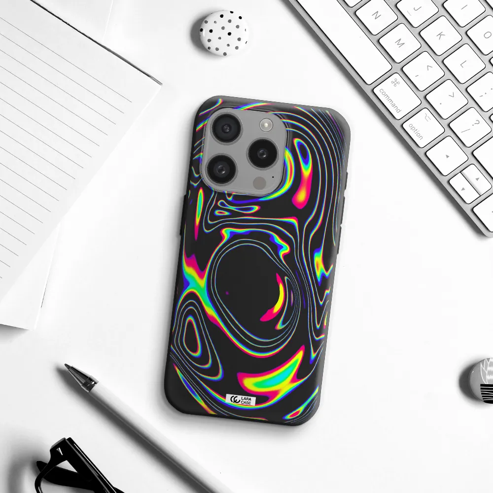 High Vibes Apple Iphone 15 Pro Silicone Black Case