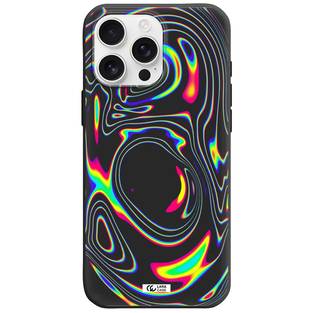 High Vibes Apple Iphone 16 Pro Max Silicone Black Case