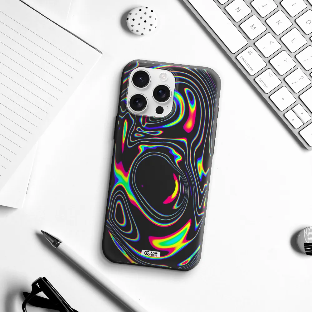 High Vibes Apple Iphone 16 Pro Max Silicone Black Case