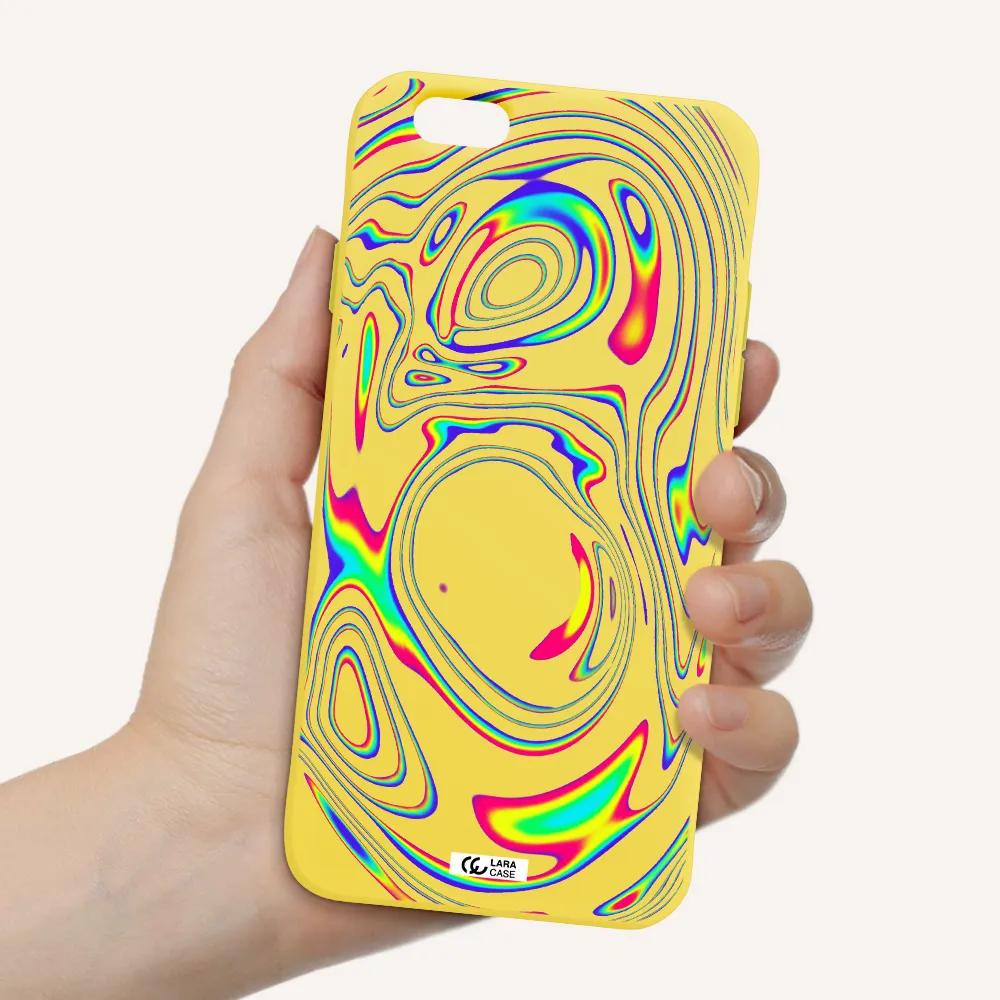 High Vibes Apple iPhone 6 Silicone canary yellow Case