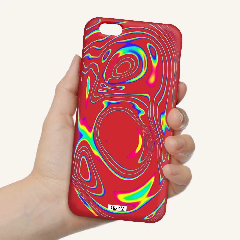High Vibes Apple iPhone 6 Silicone Imperial Red Case
