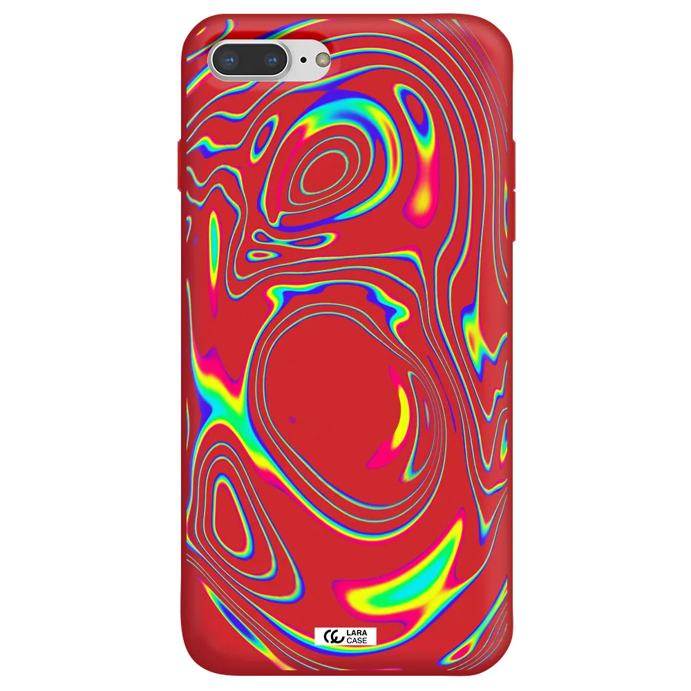 High Vibes Apple iPhone 7 plus Silicone Imperial Red Case