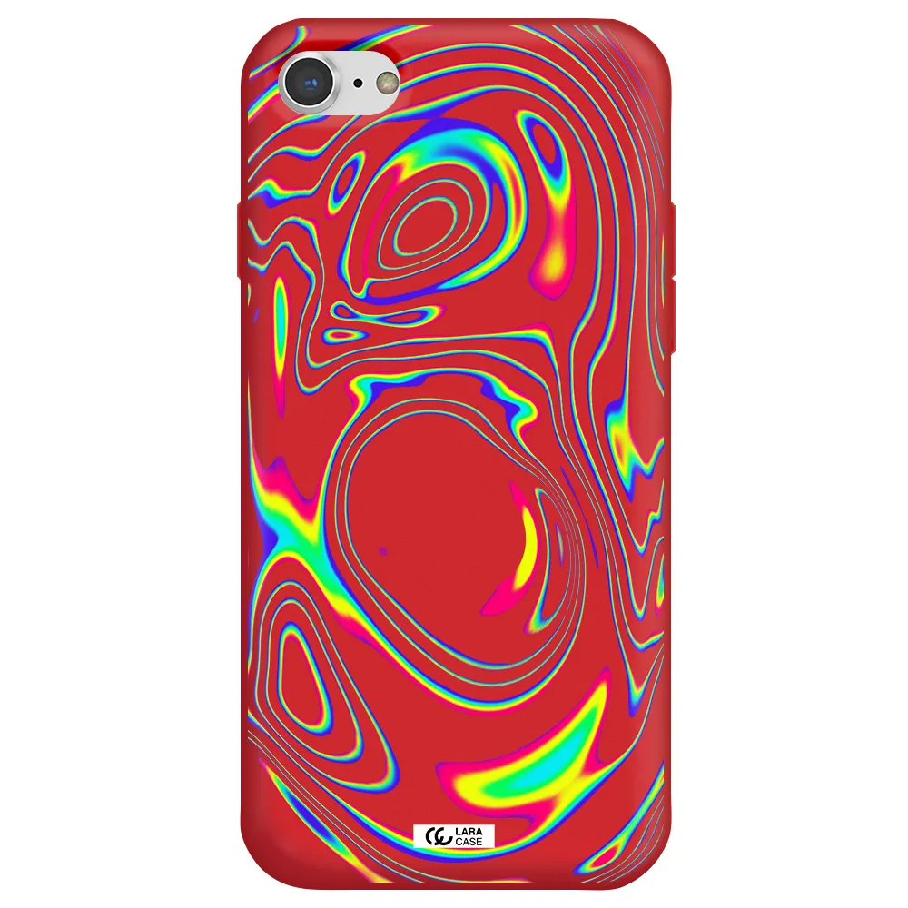 High Vibes Apple iPhone 7 Silicone Imperial Red Case