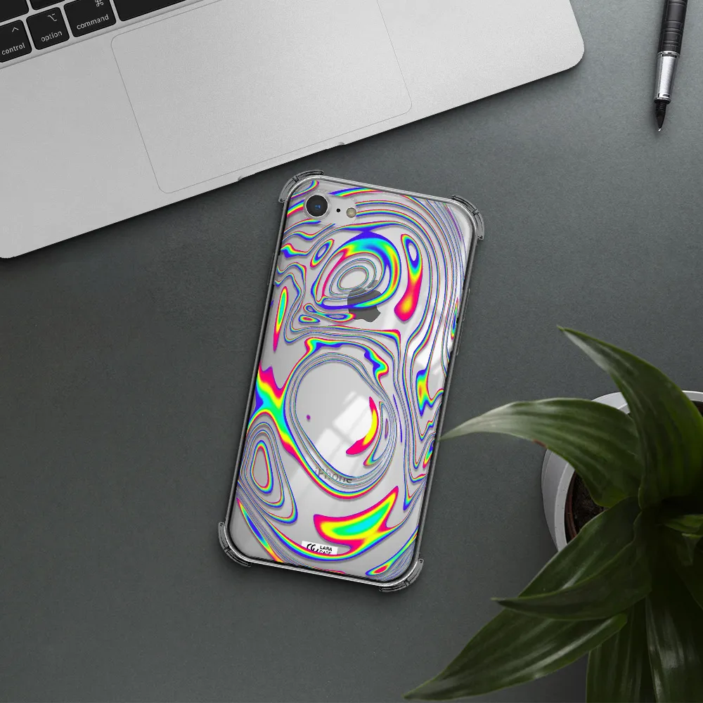 High Vibes Apple iPhone 8 Clear PC Case