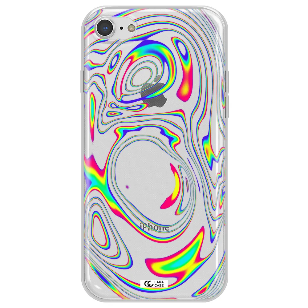 High Vibes Apple iPhone 8 Clear TPU Case