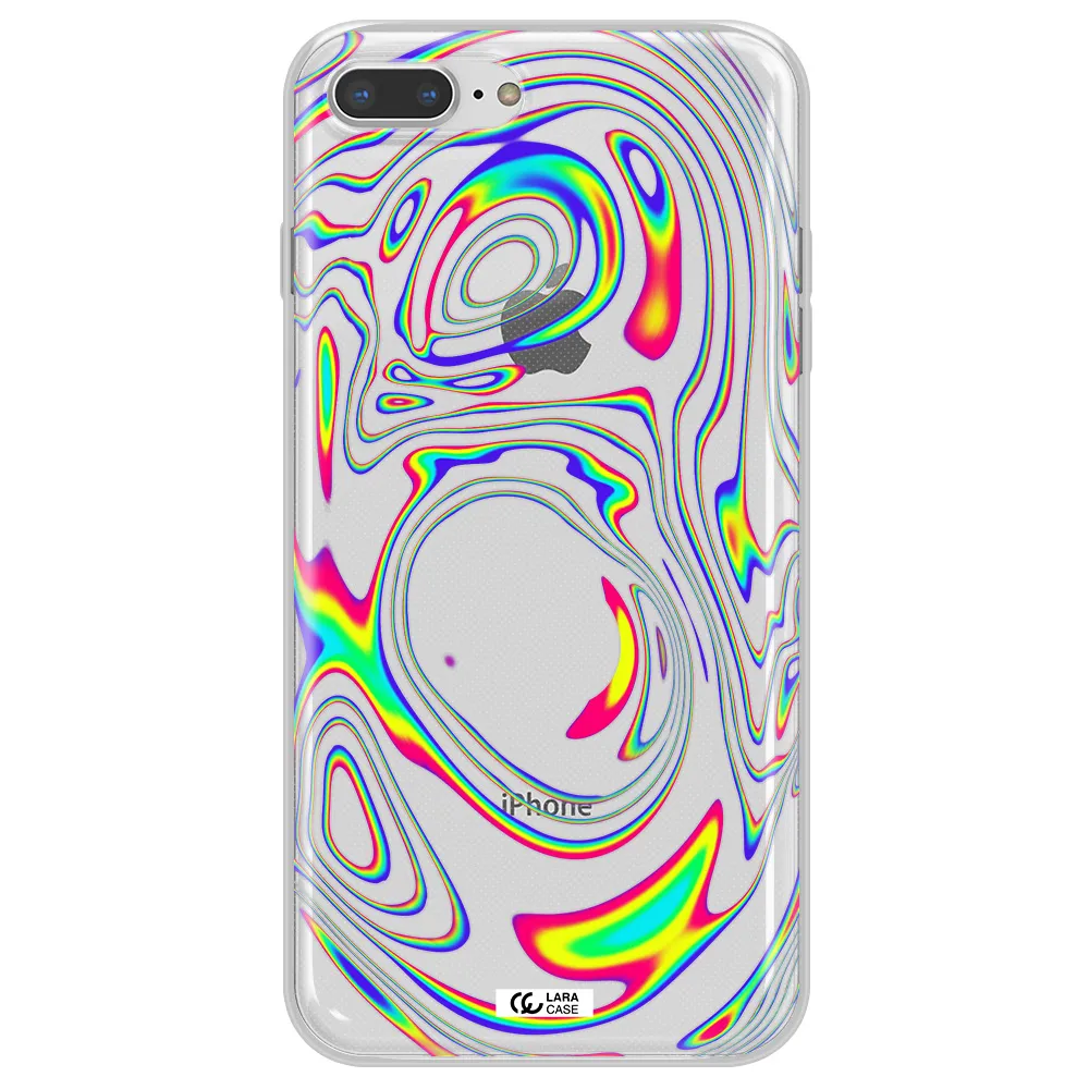High Vibes Apple iPhone 8 plus Clear TPU Case