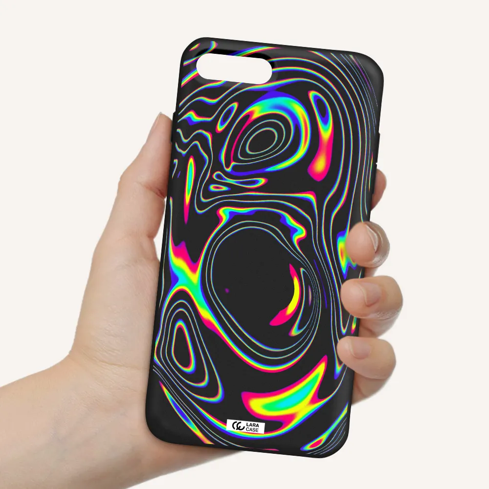 High Vibes Apple iPhone 8 plus Silicone black Case