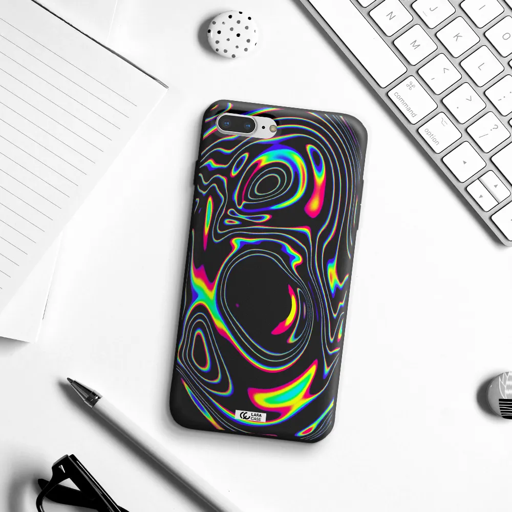 High Vibes Apple iPhone 8 plus Silicone black Case