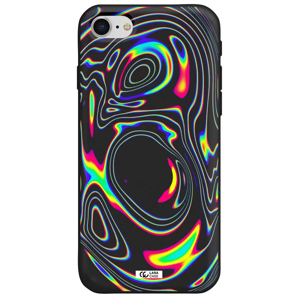 High Vibes Apple iPhone se 2020 Silicone black Case