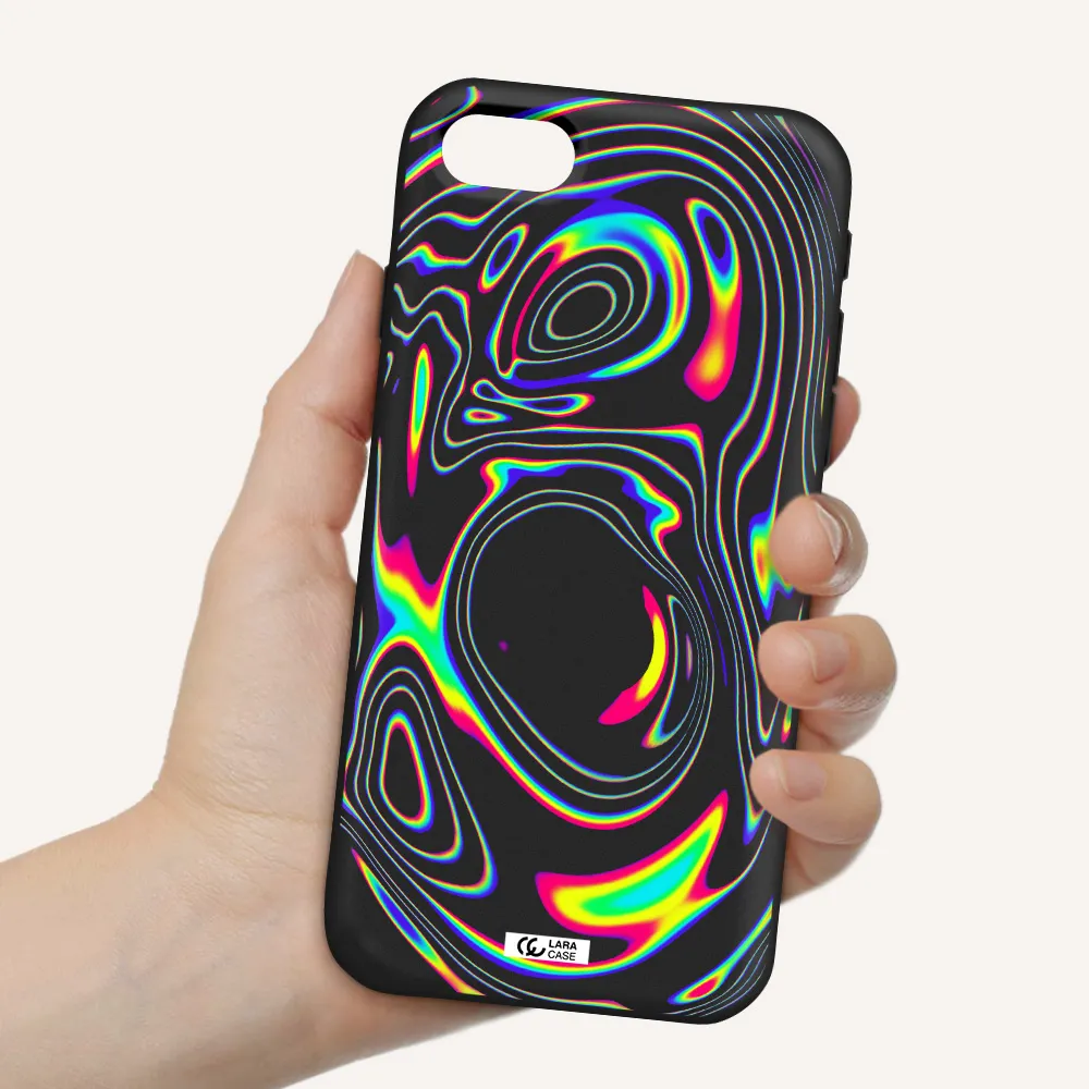 High Vibes Apple iPhone se 2020 Silicone black Case