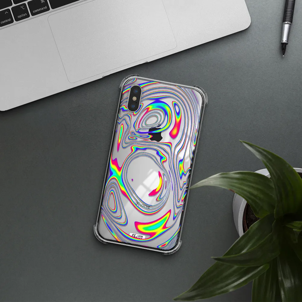 High Vibes Apple iPhone XS Clear PC Case