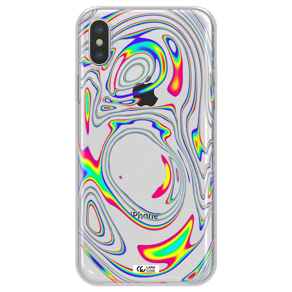 High Vibes Apple iPhone XS Clear TPU Case