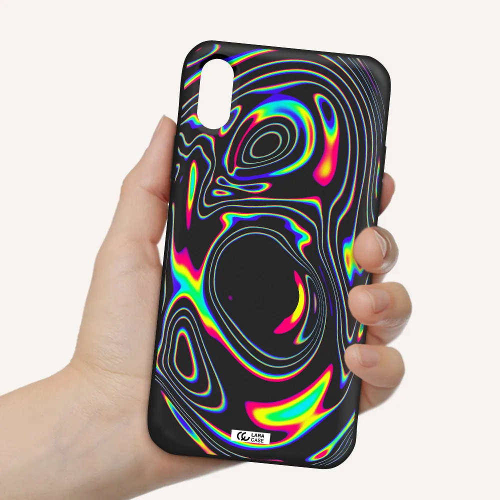 High Vibes Apple iPhone XS Silicone black Case