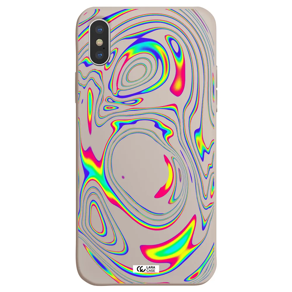 High Vibes Apple iPhone XS Silicone Stone Case