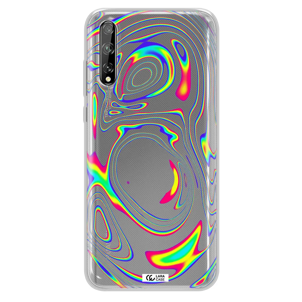 High Vibes Huawei P Smart S Clear TPU Case