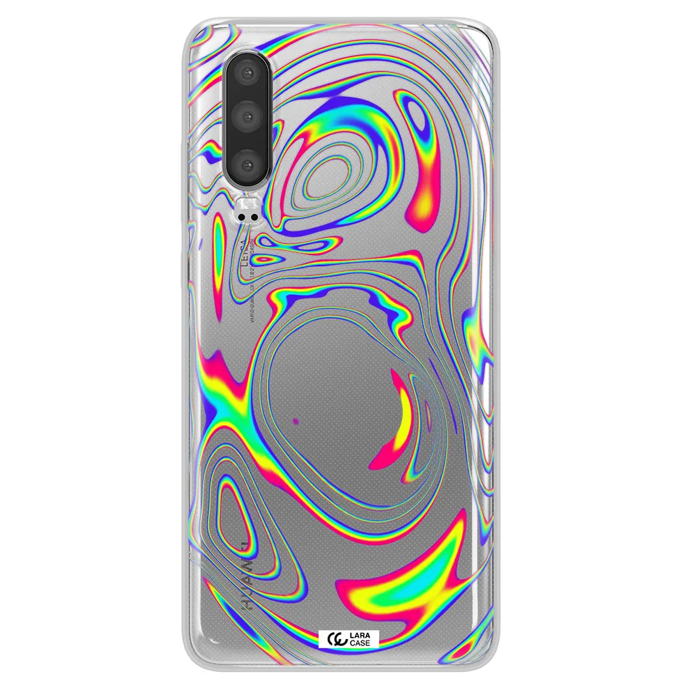 High Vibes Huawei P30 Clear TPU Case
