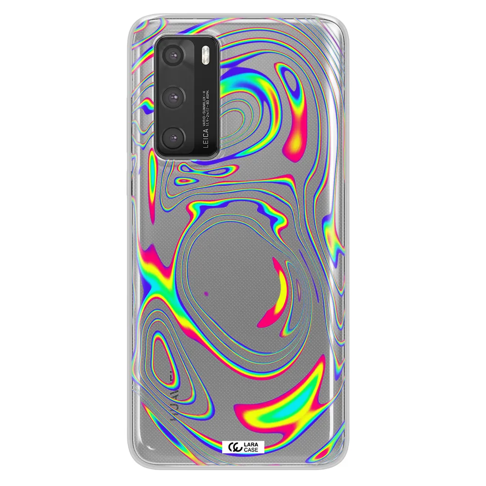 High Vibes Huawei P40 Clear TPU Case