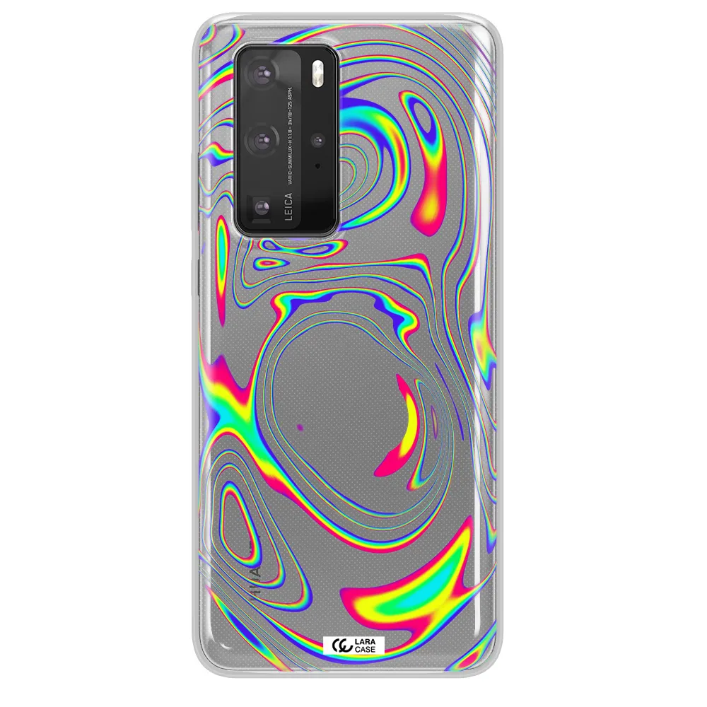 High Vibes Huawei P40 Pro Clear TPU Case