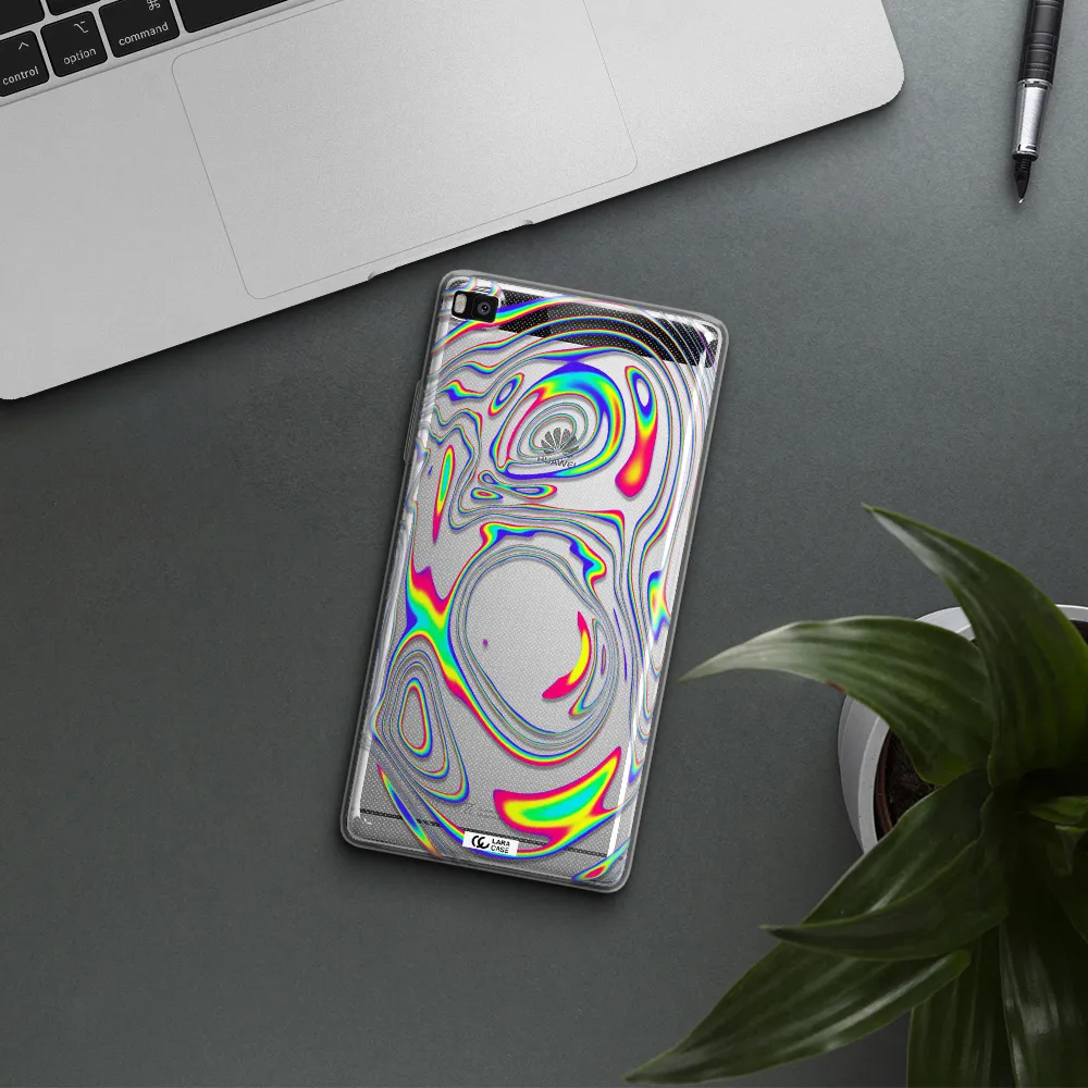 High Vibes Huawei P8 Clear TPU Case