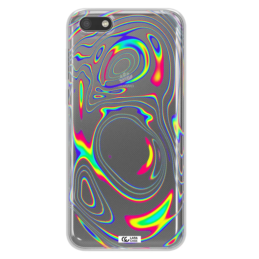 High Vibes Huawei Y5 2018 Clear TPU Case