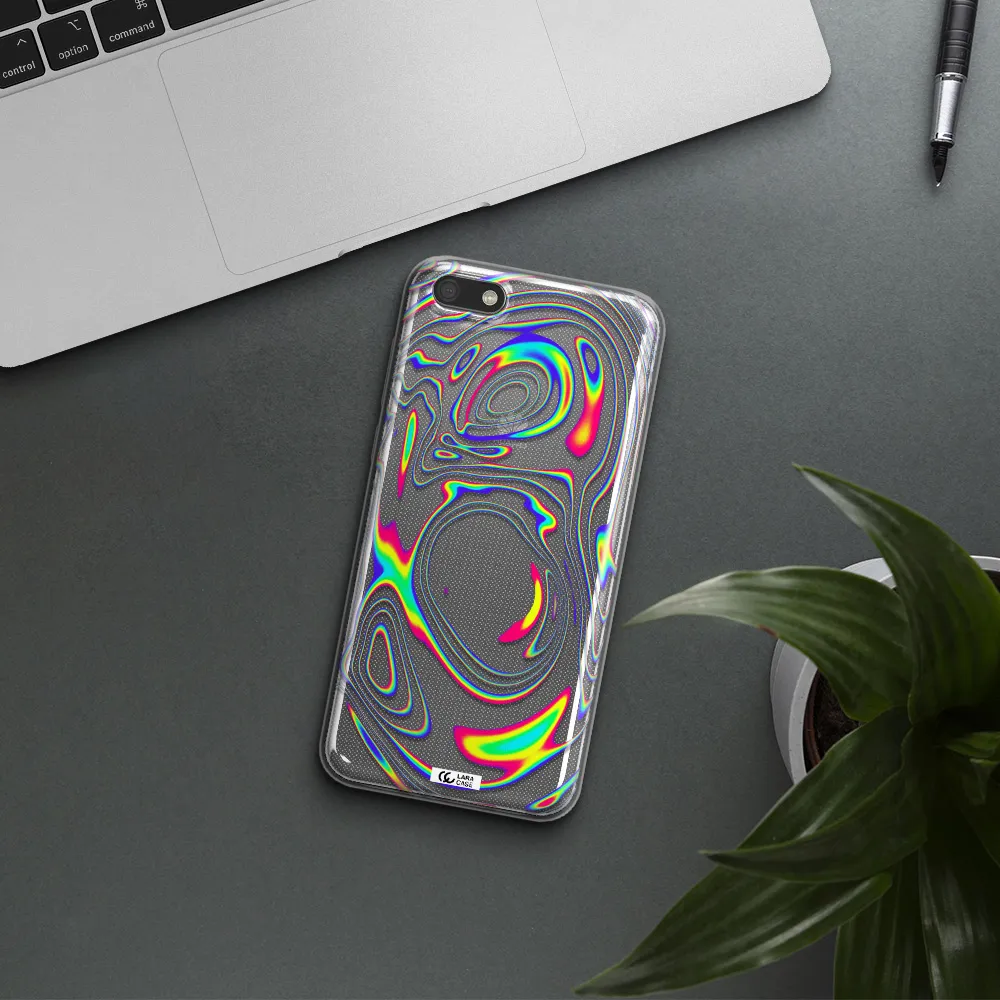 High Vibes Huawei Y5 2018 Clear TPU Case