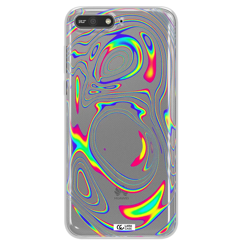 High Vibes Huawei Y6 2018 Clear TPU Case