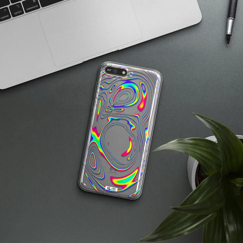 High Vibes Huawei Y6 2018 Clear TPU Case