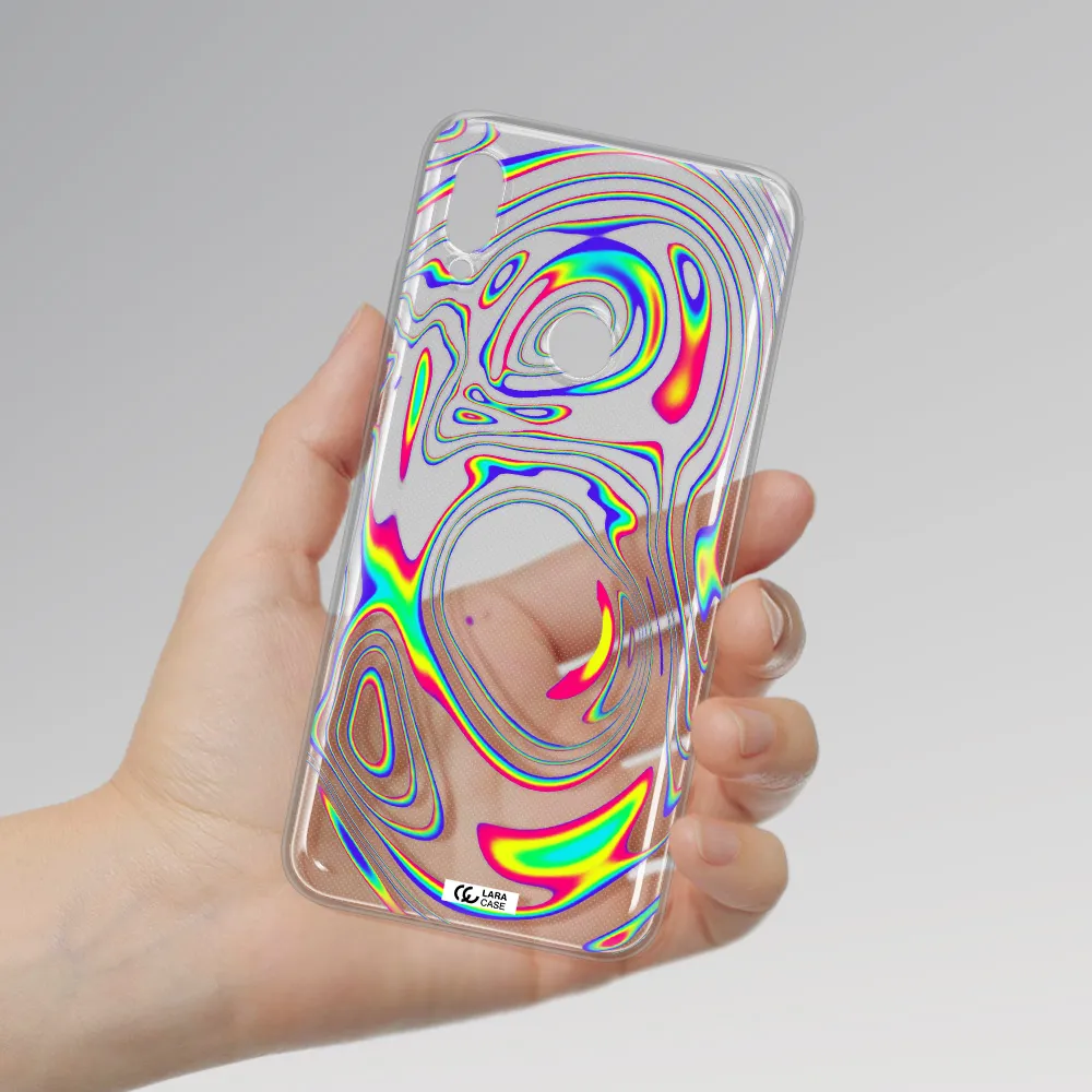 High Vibes Huawei Y6 2019 Clear TPU Case