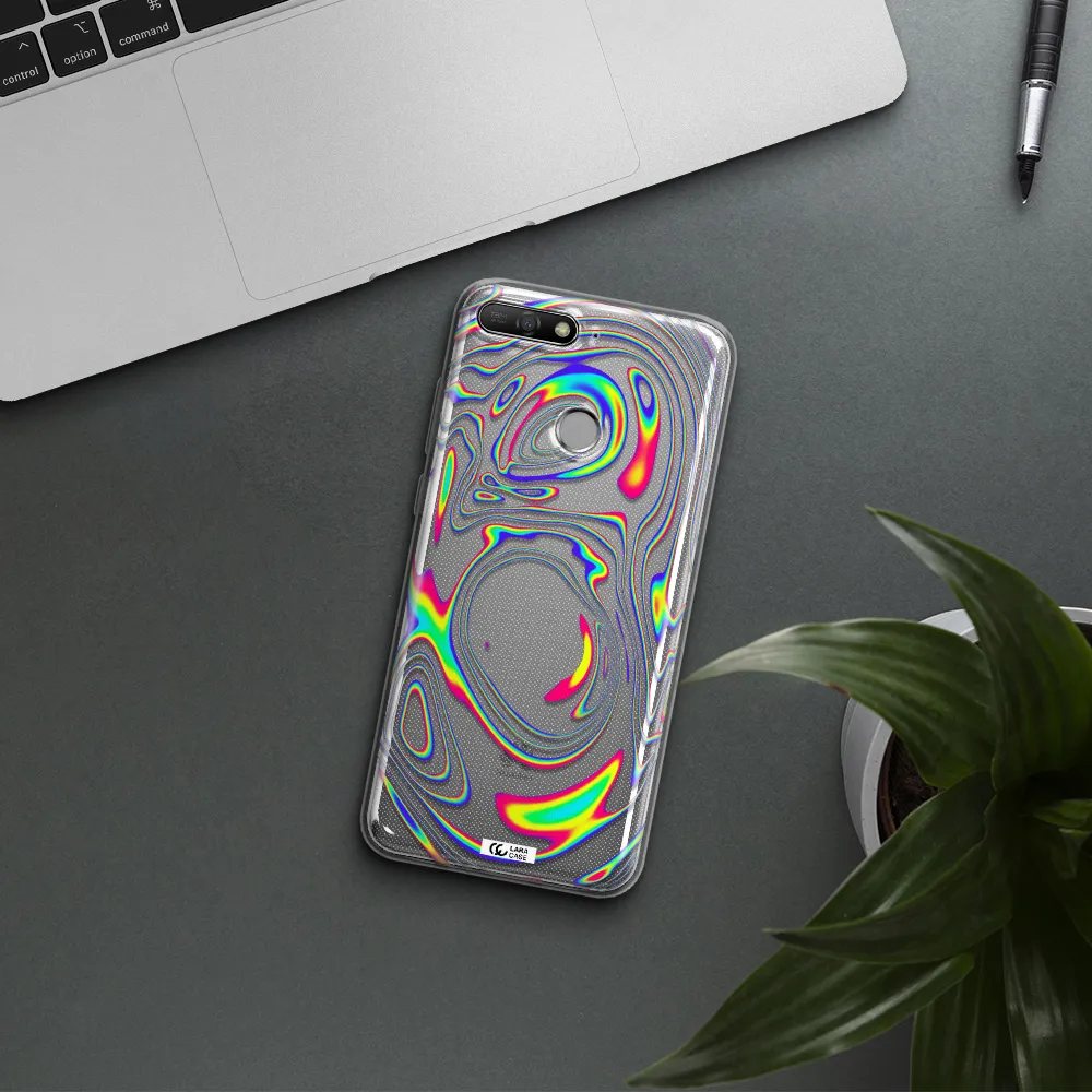 High Vibes Huawei Y6 Prime 2018 Clear TPU Case