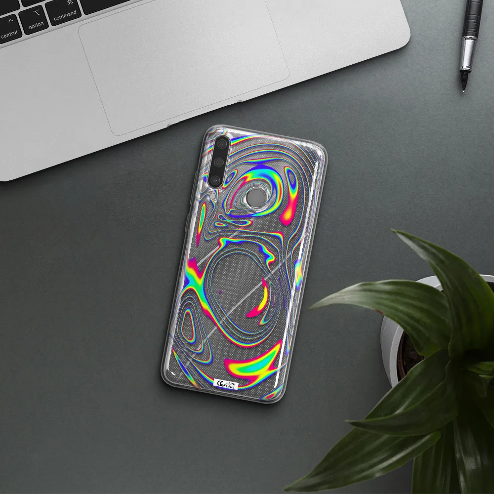 High Vibes Huawei Y6P Clear TPU Case