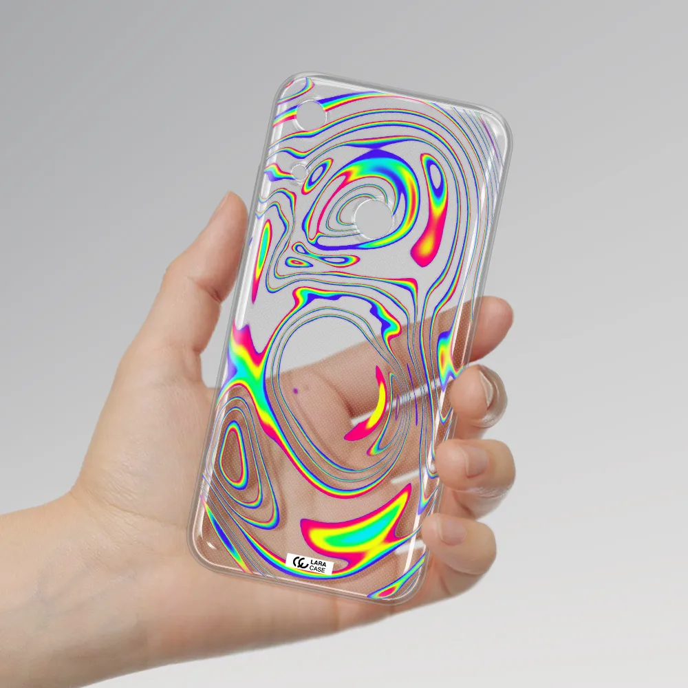 High Vibes Huawei Y6S Clear TPU Case