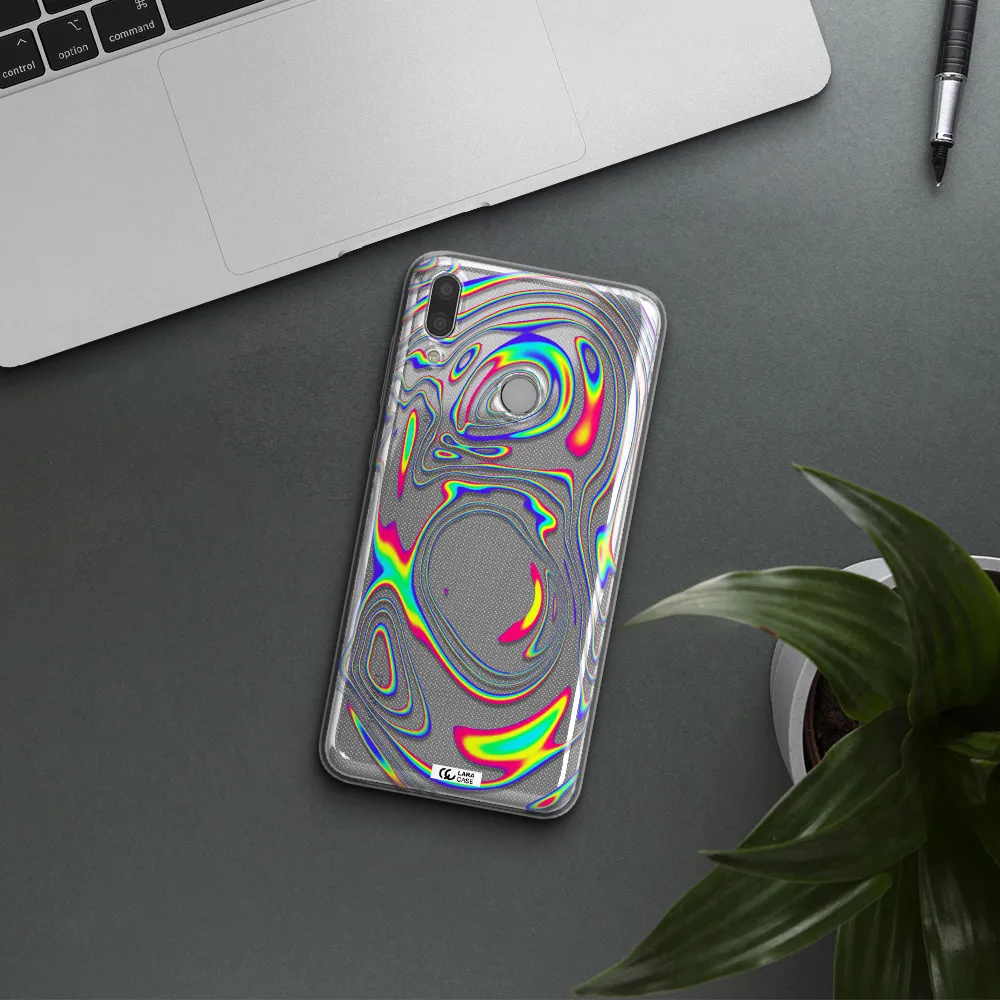 High Vibes Huawei Y7 2019 Clear TPU Case